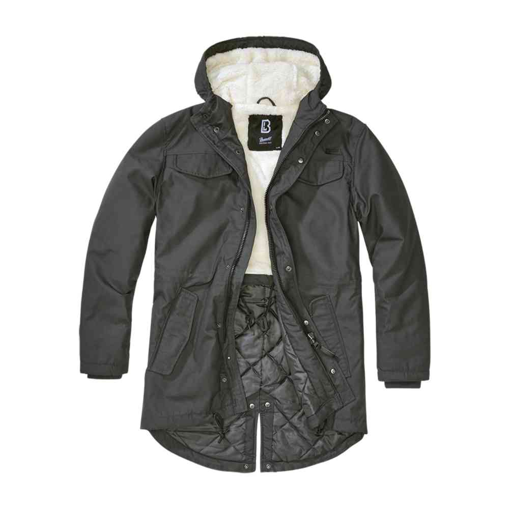 Brandit - Marsh Lake Parka mantel - Grau